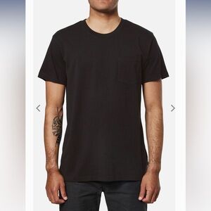 Katin Short Sleeve Pocket Base Tee in Black